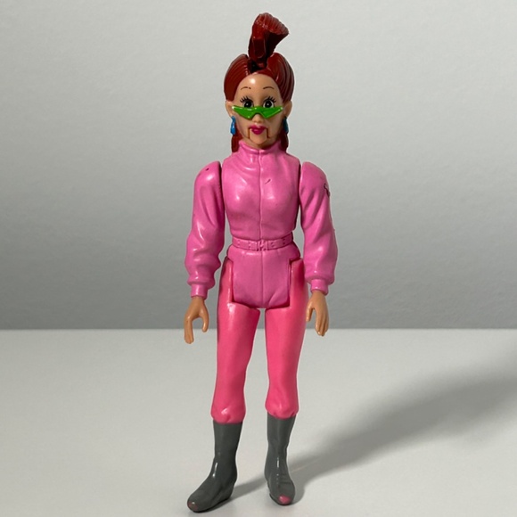 Vintage 80's The Real Ghostbusters Janine Melnitz Fright Features Action Figure - Picture 5 of 13